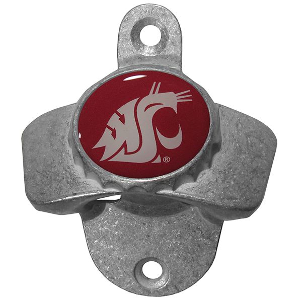 Настенный открыватель для бутылок Washington State Cougars, цинковый сплав, 7 см x 25 см x 7 см Siskiyou