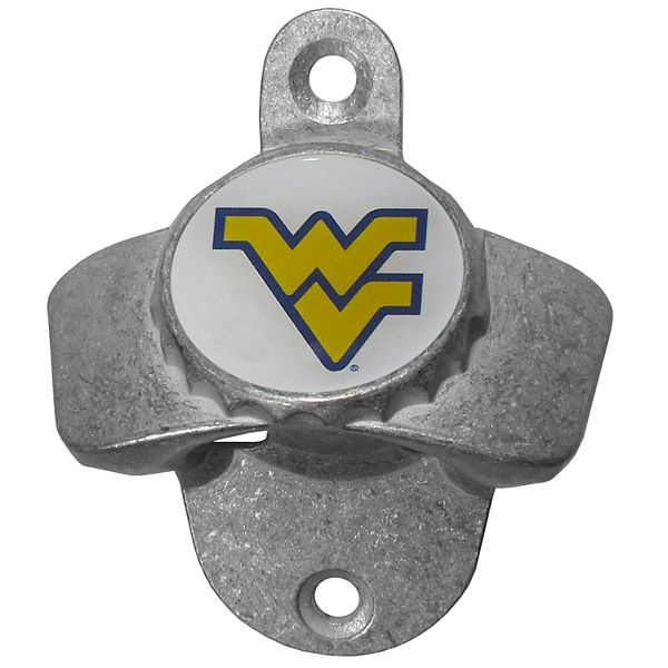 Настенный открыватель для бутылок из цинкового сплава West Virginia Mountaineers, 7 см x 24,7 см x 7 см Siskiyou