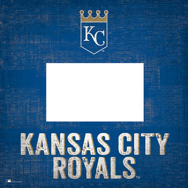 Фоторамка Kansas City Royals 25 см x 25 см из МДФ с подставкой Unbranded