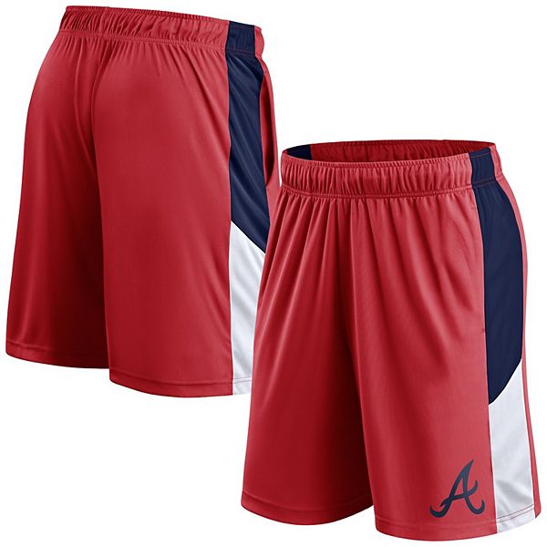 Men's Fanatics Red Atlanta Braves Primary Logo Shorts Fanatics