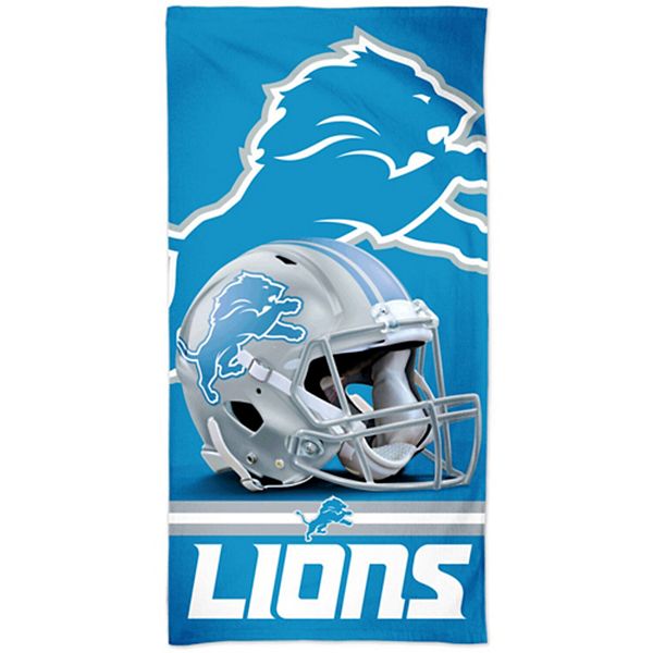 Пляжное полотенце Detroit Lions Spectra 76 см x 152 см, 100% полиэстер и хлопок, с ярким принтом Wincraft