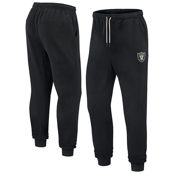 Unisex Fanatics Signature Black Las Vegas Raiders Super Soft Fleece Jogger Unbranded