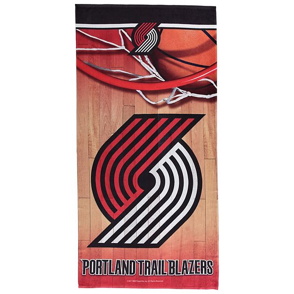 Пляжное полотенце Portland Trail Blazers 76 см x 152 см из 100% полиэстера и 100% хлопка с ярким рисунком Unbranded