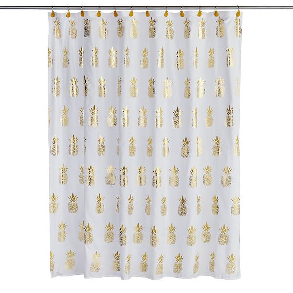 SKL Home Gilded Pineapple Fabric Shower Curtain SKL Home