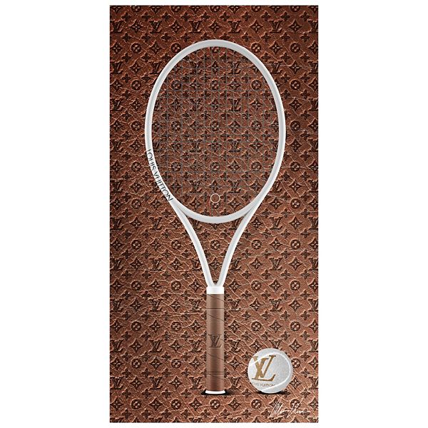 Empire Art Direct Louis Vuitton Racquet Tempered Frameless Glass Wall Art Empire Art Direct