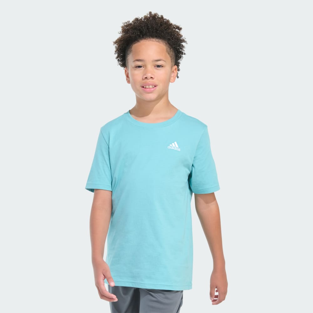 Short Sleeve Embroidered Tee Kids Adidas