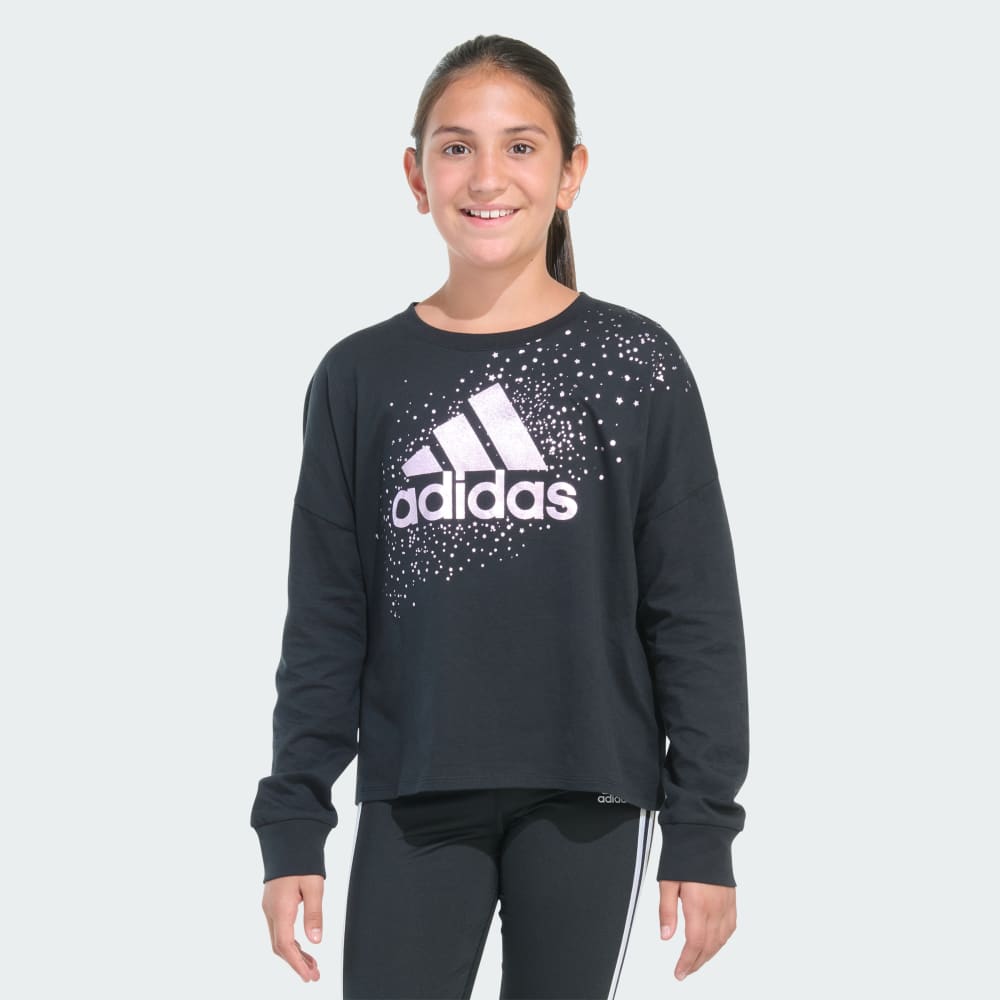 adidas Long Sleeve Waist Crewneck Tee Adidas