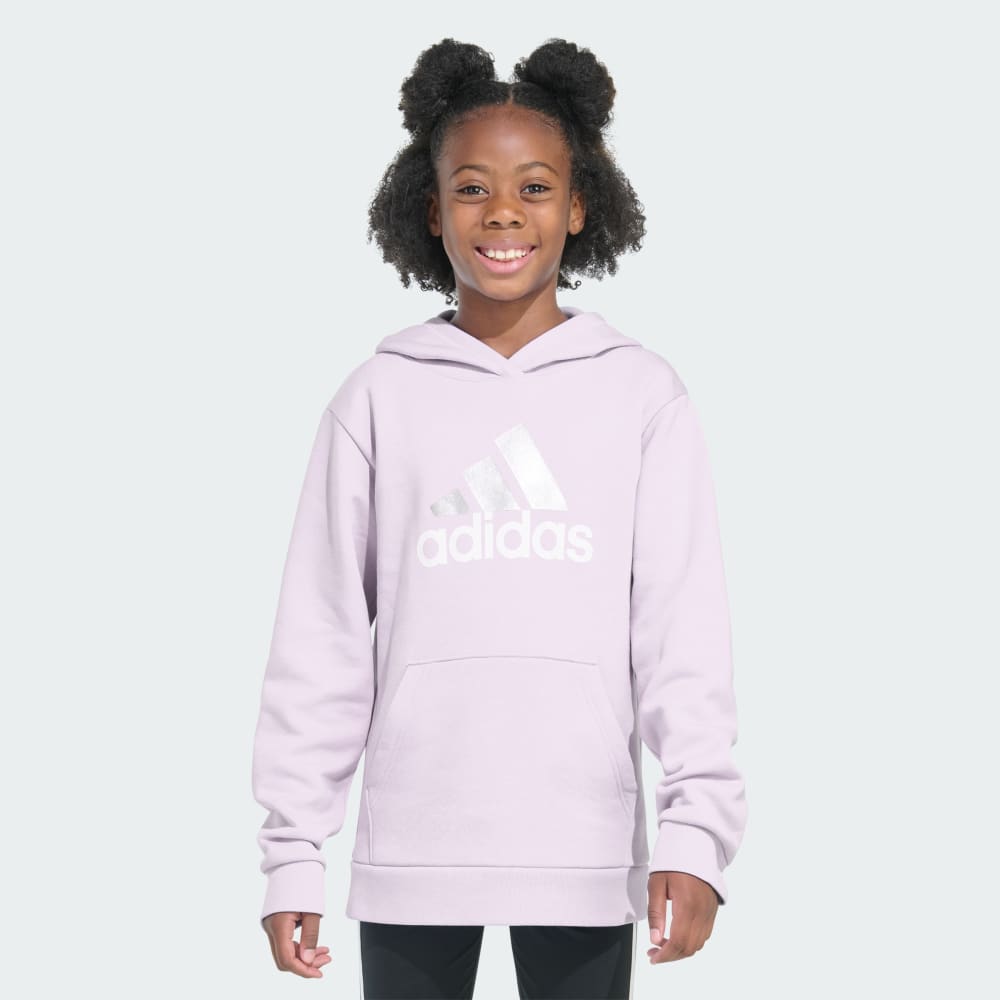 Детское худи с длинными рукавами adidas Essential Graphic из мягкого флиса с логотипом Adidas