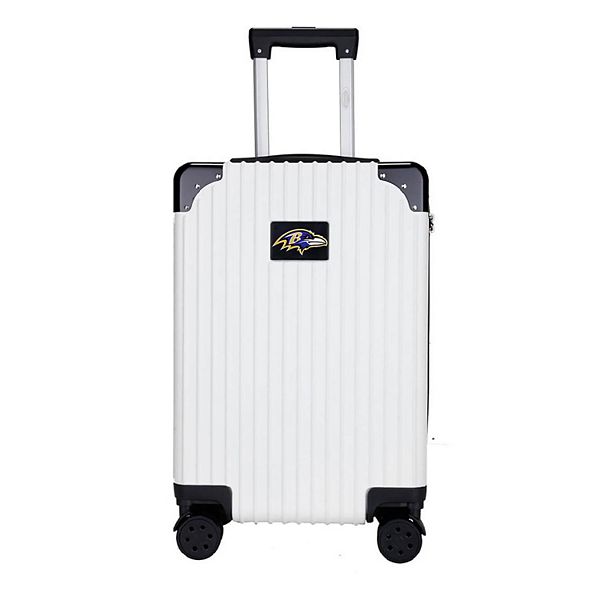 NFL Baltimore Ravens Premium Colored Trim Carry-on Spinner Luggage NFL