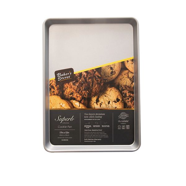 Baker's Secret Non-stick Cookie Sheet 15"x9.5" Superb Collection Aluminized Steel Baker's Secret