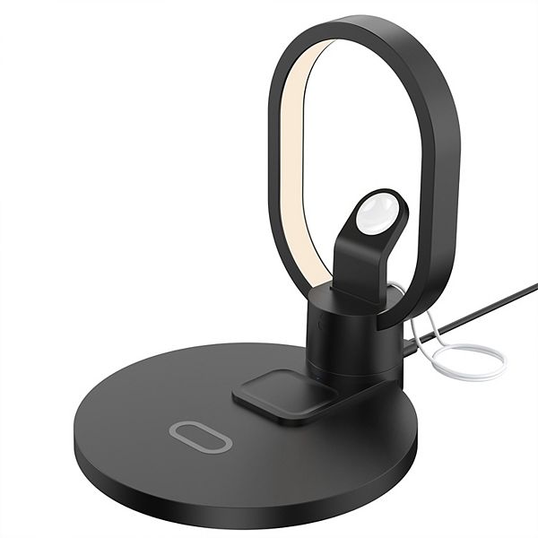 Wireless Charger for Phone, Watch, and Earbuds with LED Light Ztech