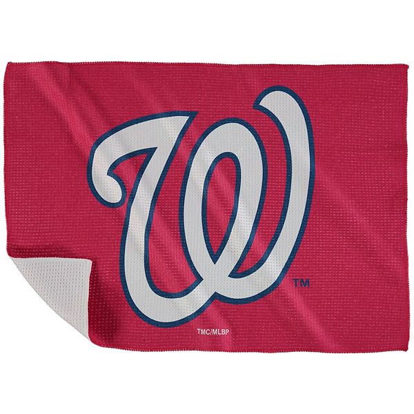 Спортивное полотенце Washington Nationals 16" x 24", 100% микрофибра, сублимированные изображения The Memory Company