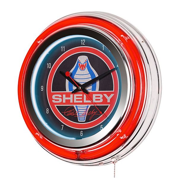 Настенные ретро-часы Shelby с LED-подсветкой, аналоговым механизмом и округлым дизайном, 18 см American Art Décor