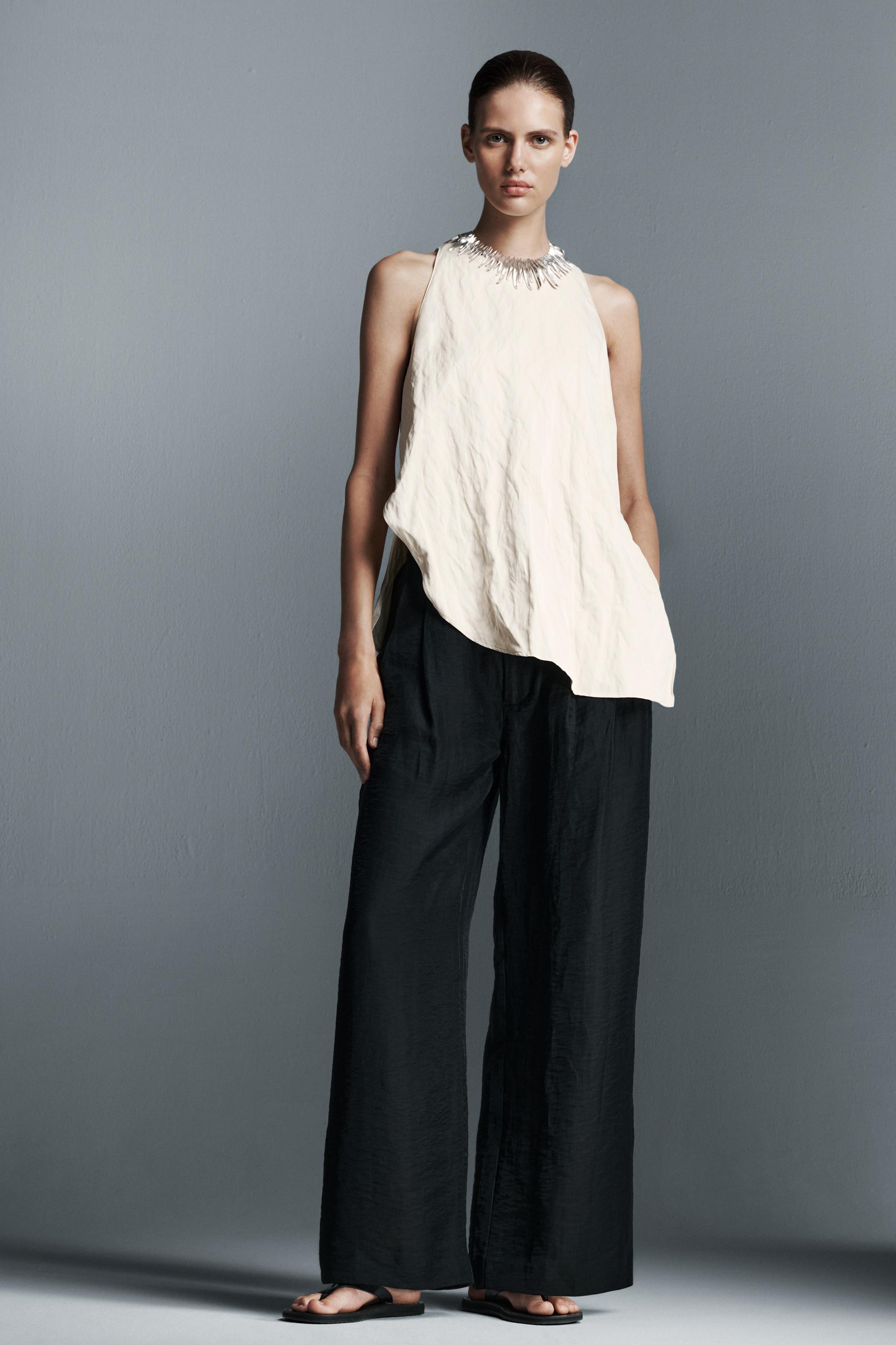 ASYMMETRIC TOP ZW COLLECTION Zara