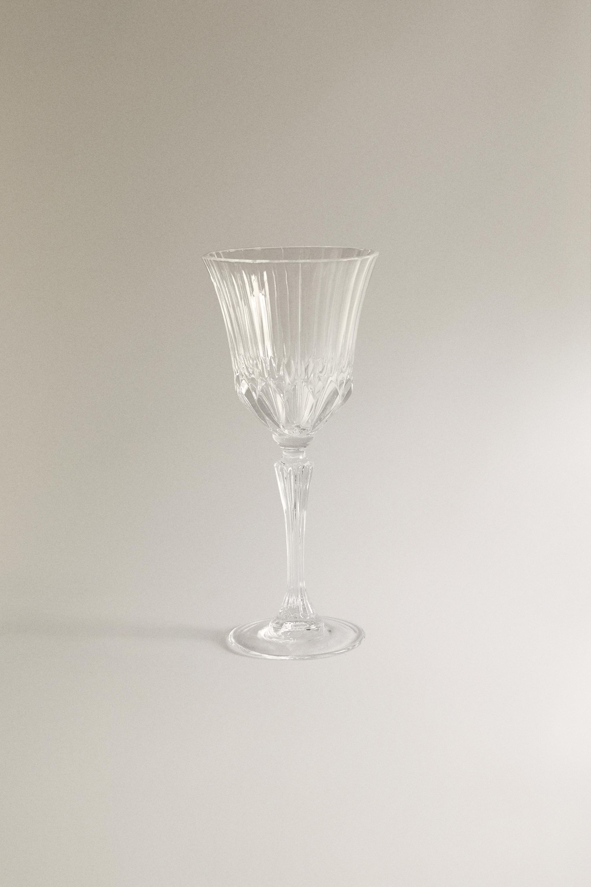 ENGRAVED CRYSTALLINE WATER GLASS Zara Home