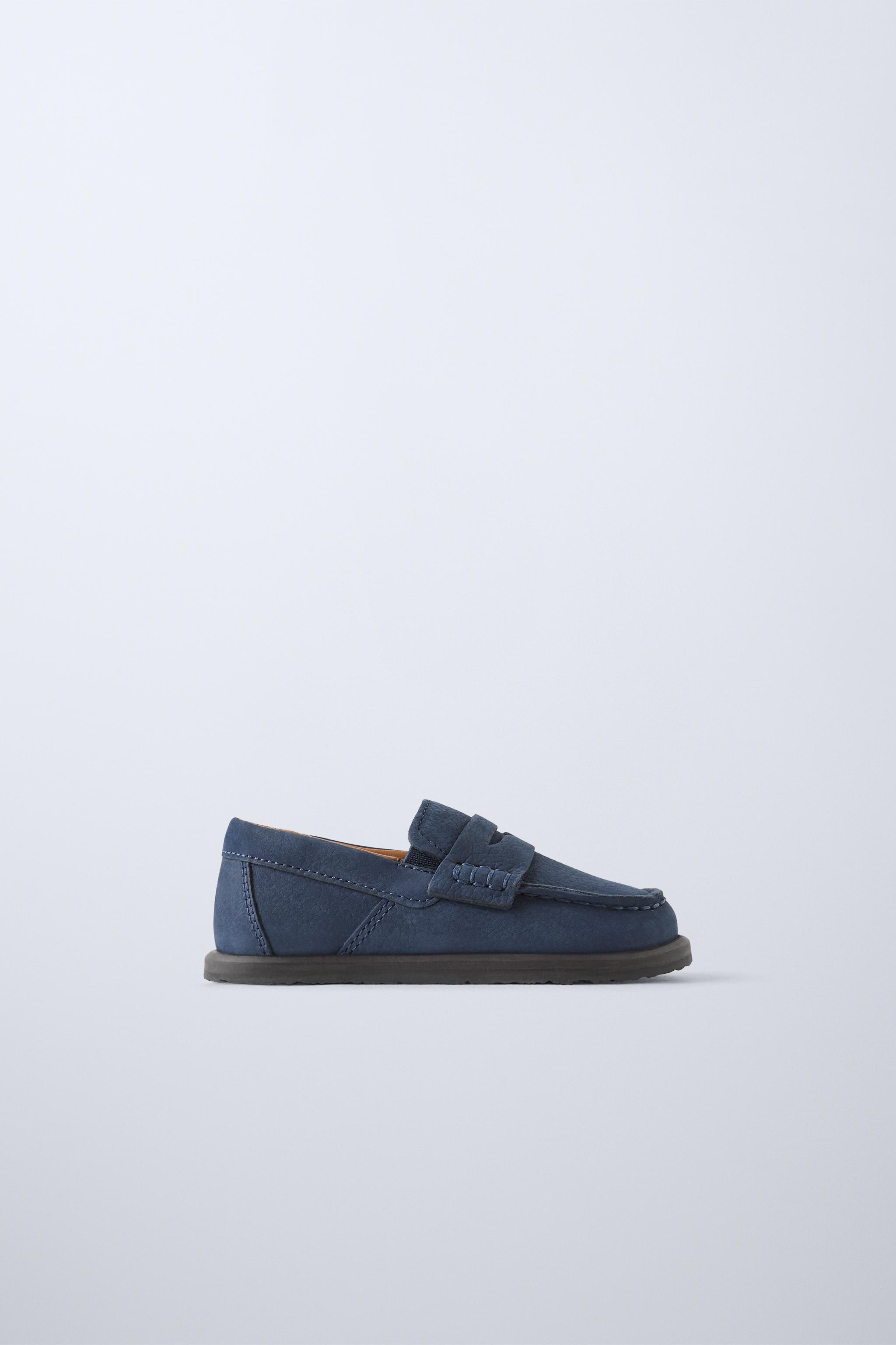 SUEDE PENNY LOAFERS Zara