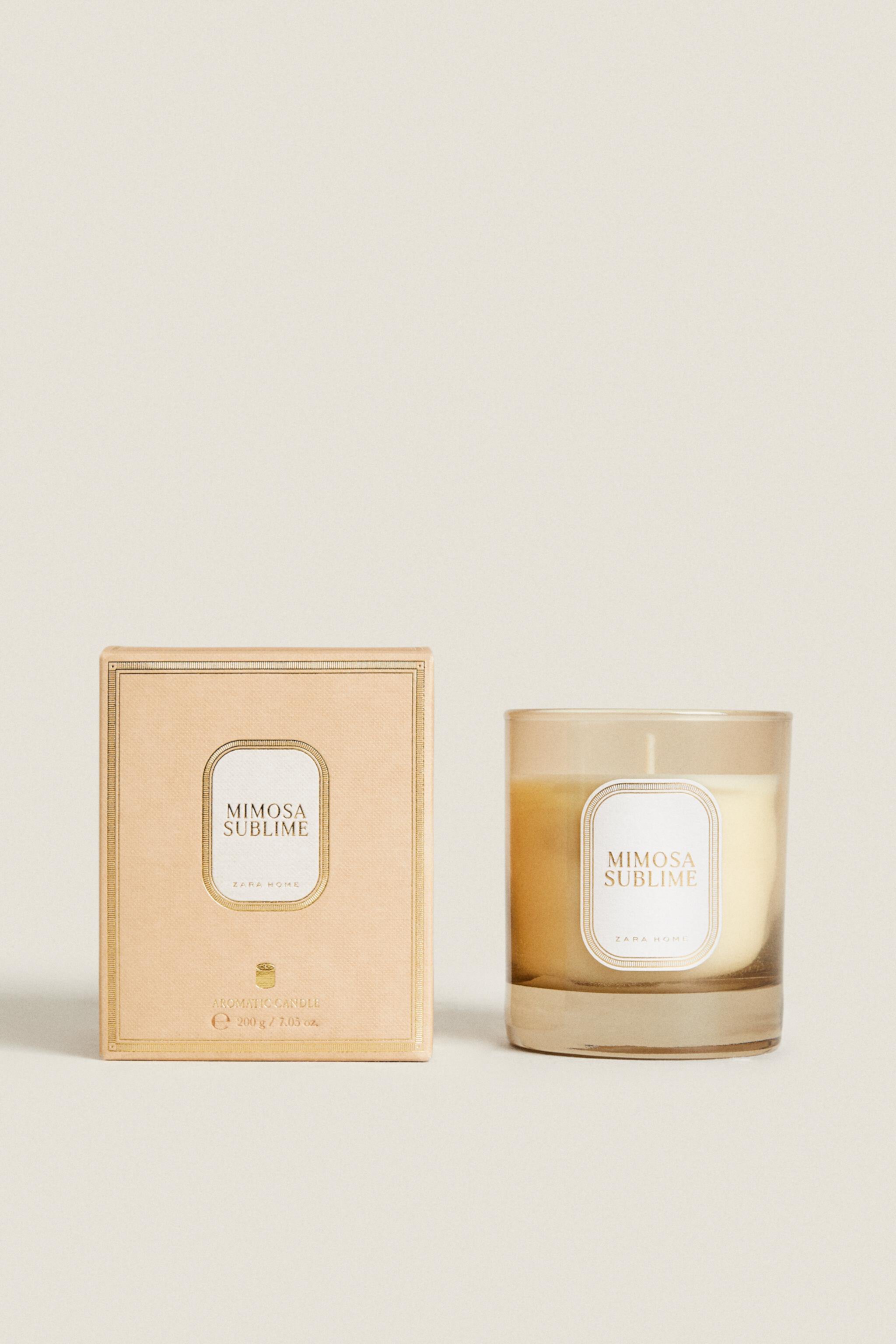 (200 G) MIMOSA SUBLIME SCENTED CANDLE Zara Home