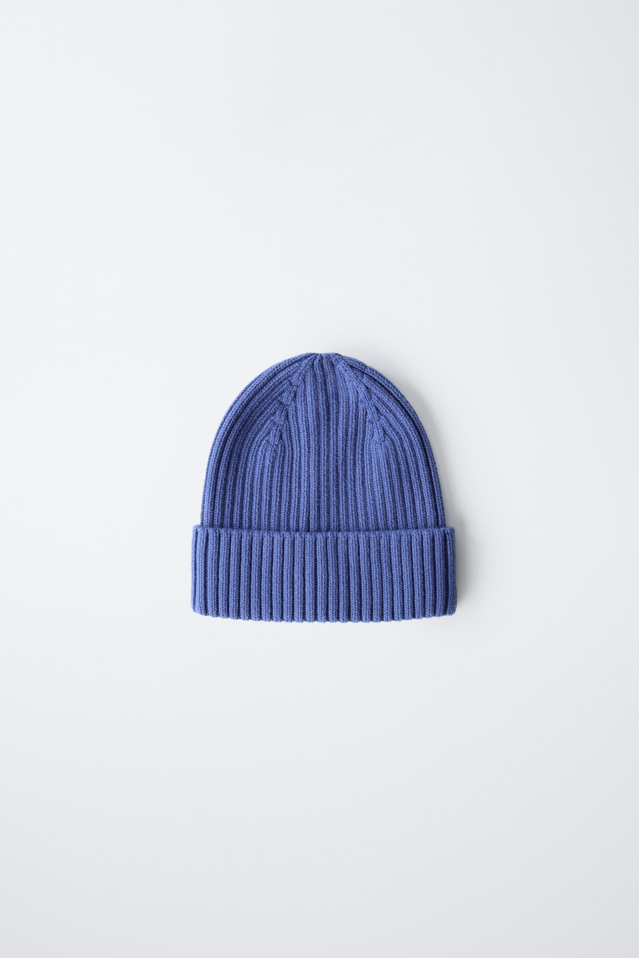 RIBBED KNIT HAT Zara