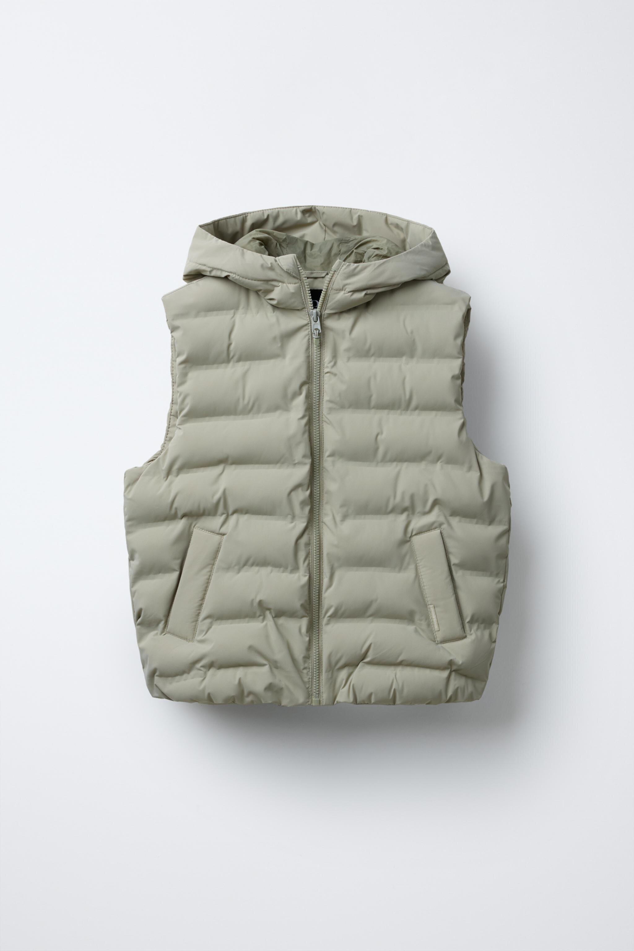 HOODED PUFFER VEST Zara