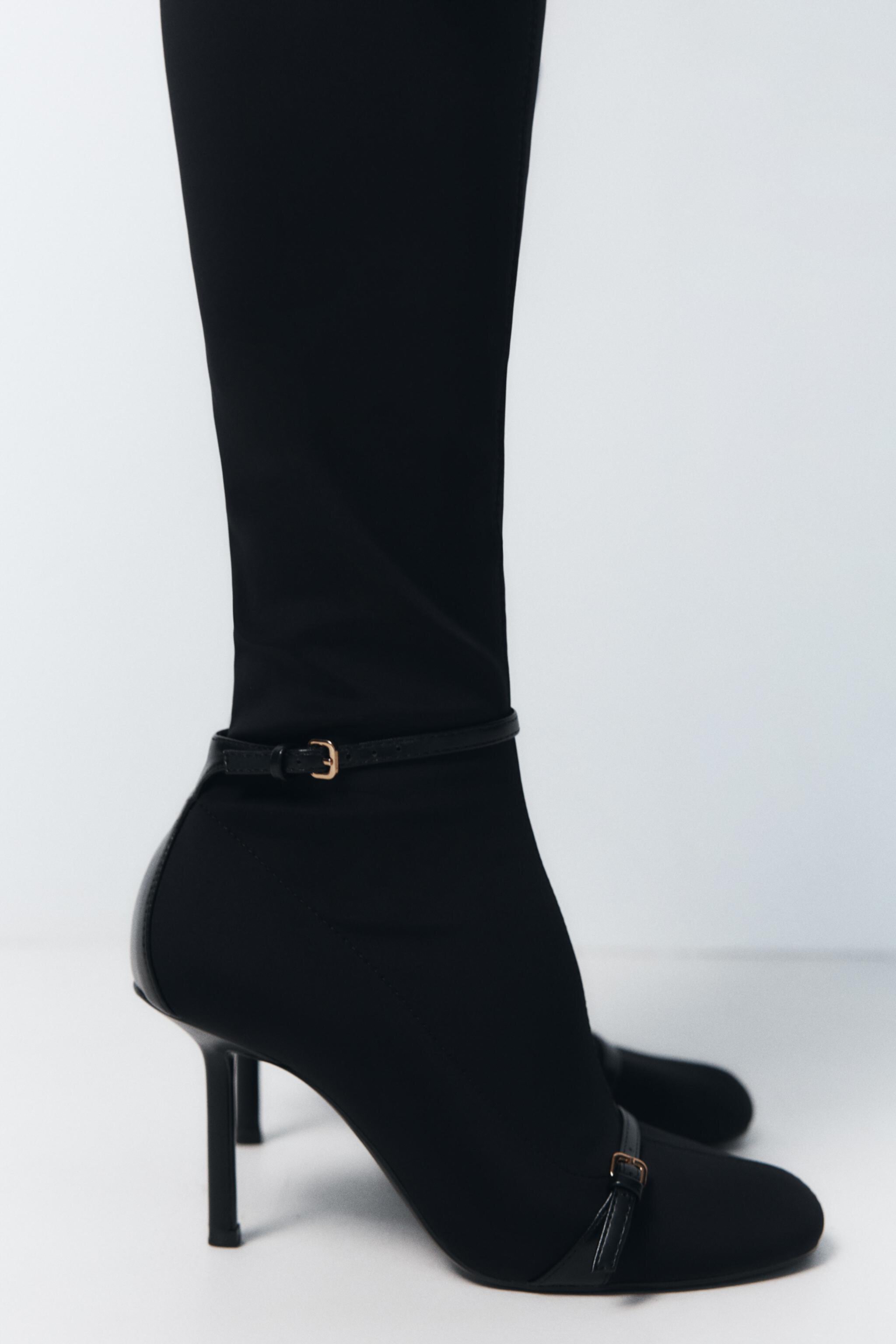 THIN HEEL ANKLE STRAP BOOTS Zara