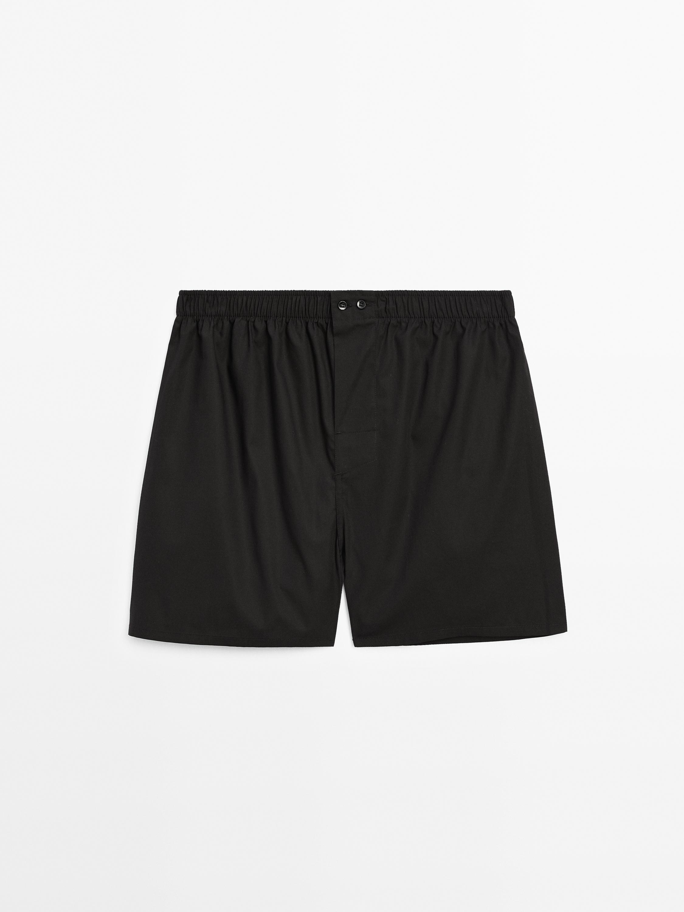 100% cotton poplin boxers Massimo Dutti