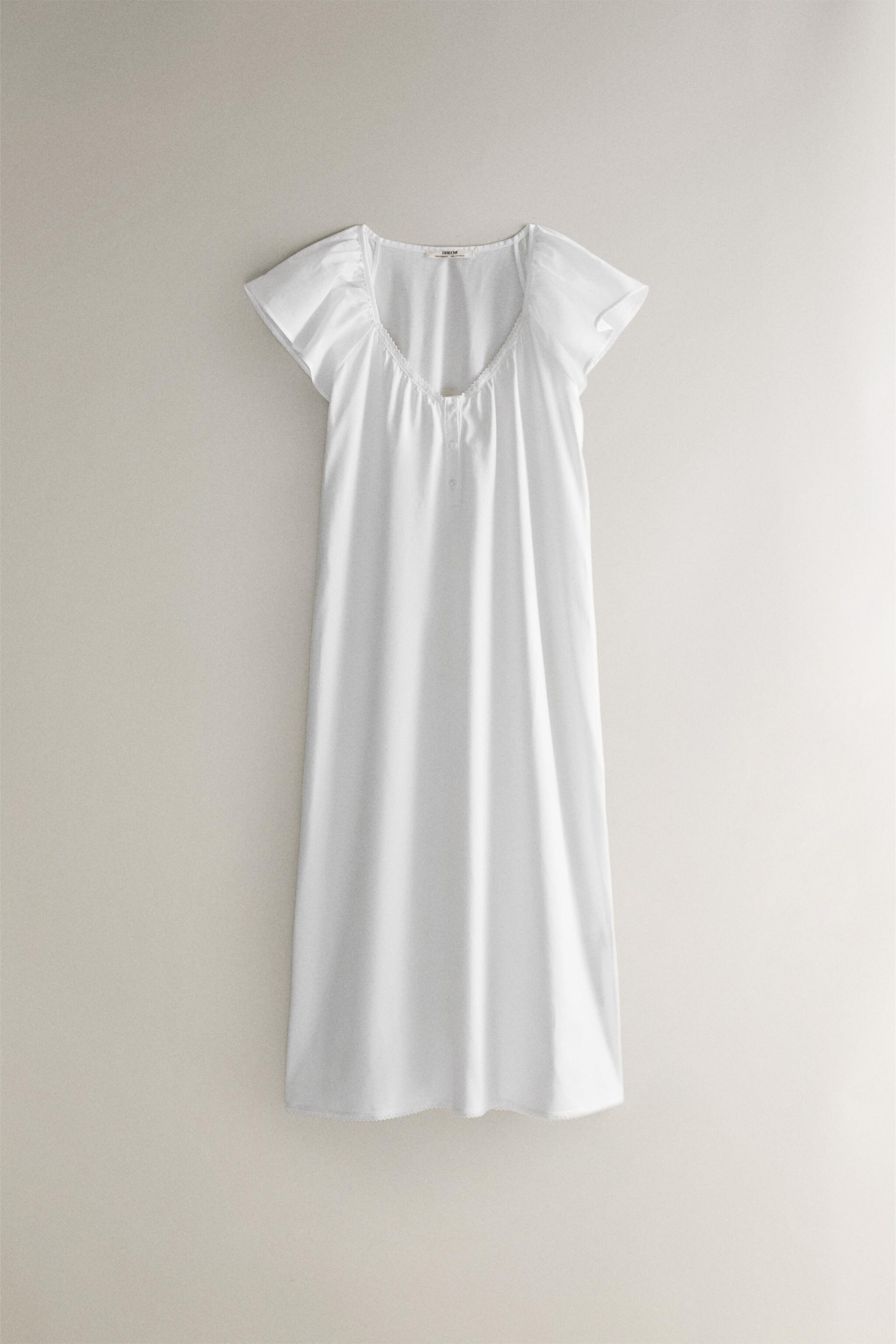 COTTON JERSEY NIGHTGOWN Zara Home