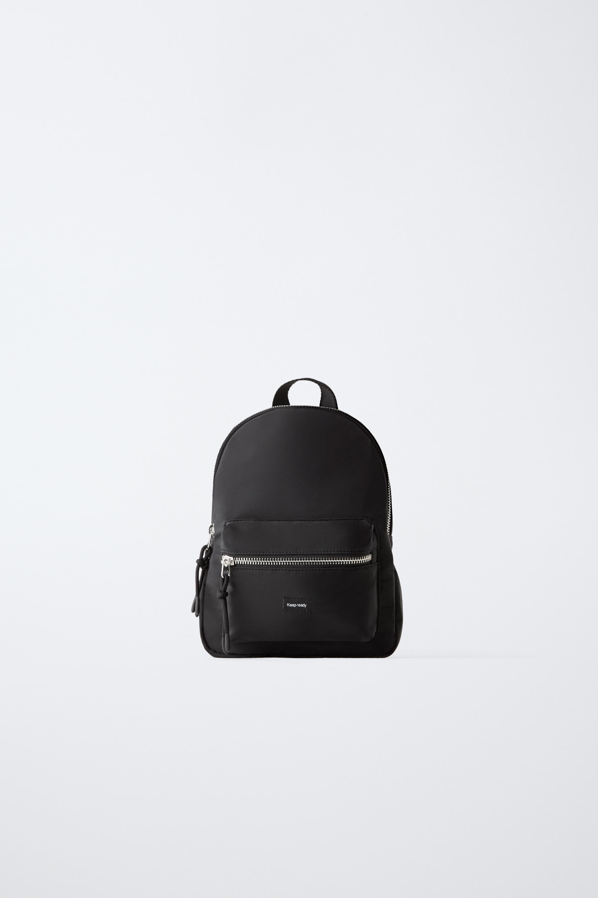 NYLON MINI BACKPACK Zara