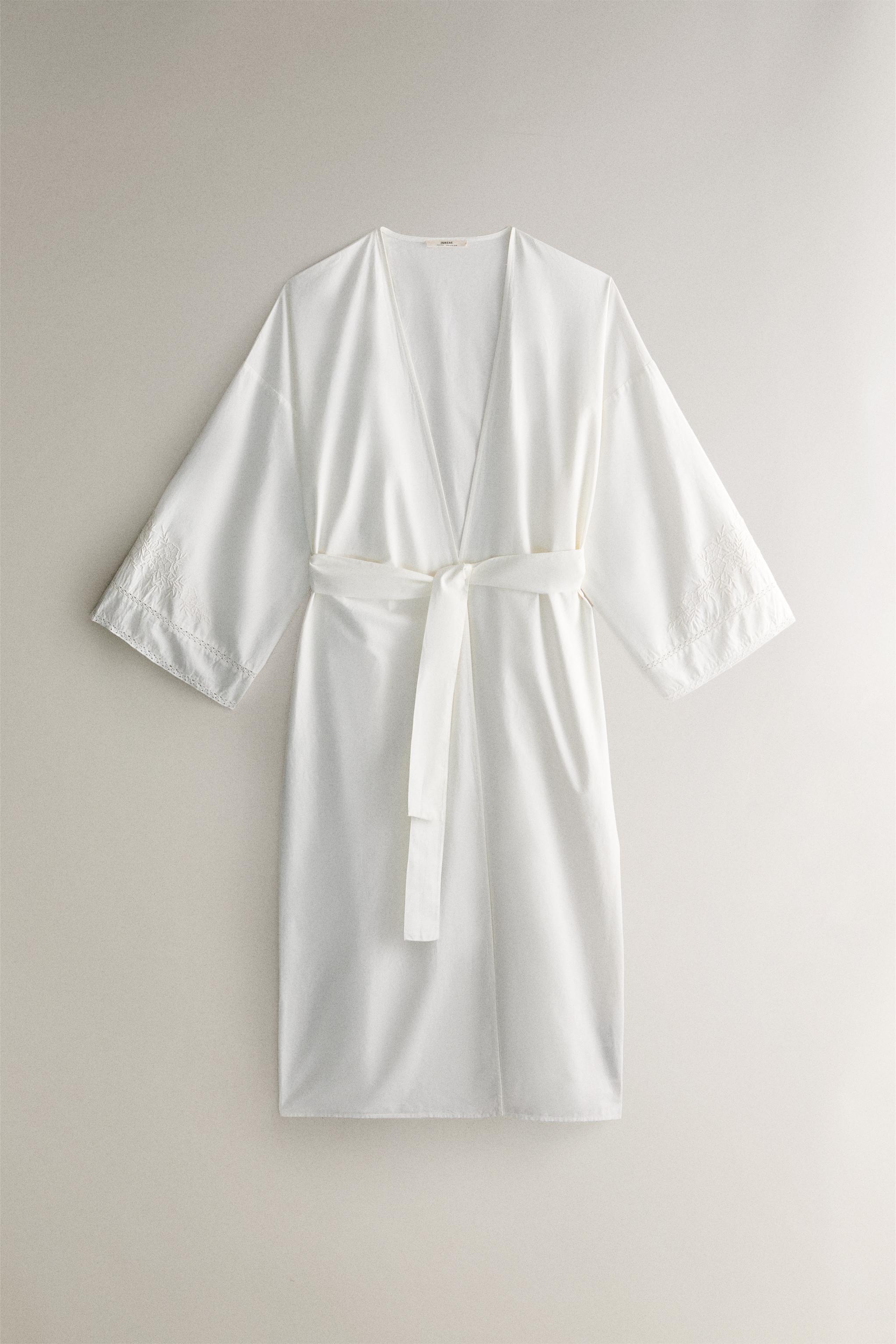 EMBROIDERED ROBE Zara Home