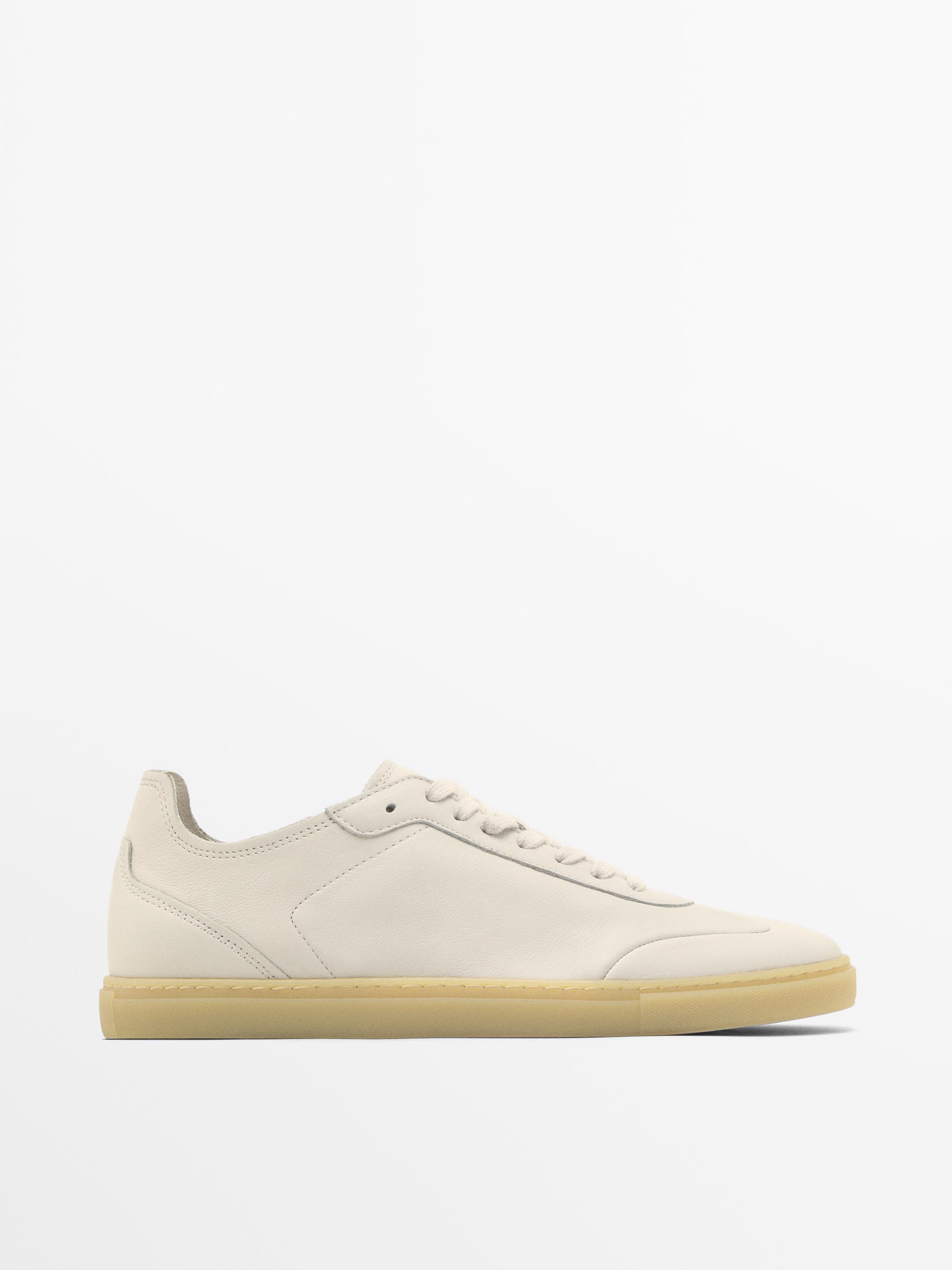 Nubuck trainers Massimo Dutti