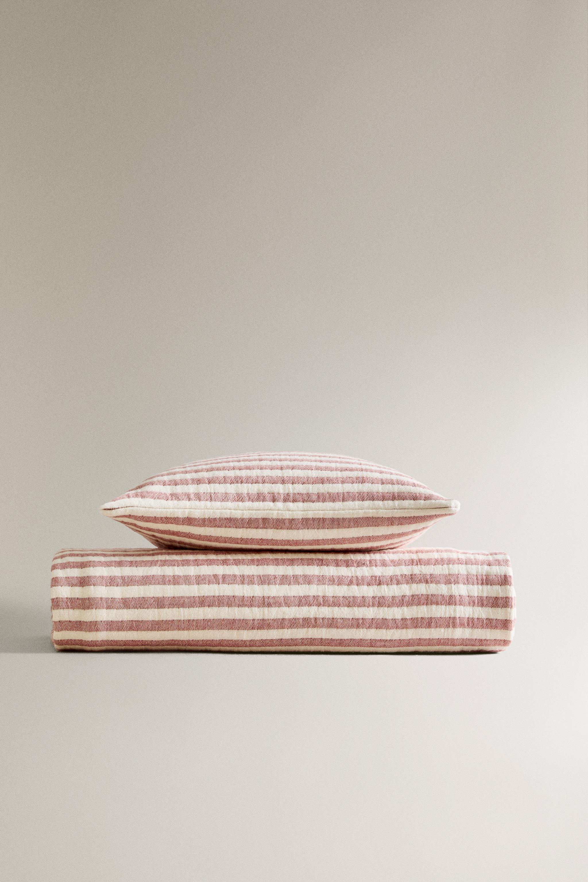 CHILDREN'S STRIPED MUSLIN BEDSPREAD Zara Home