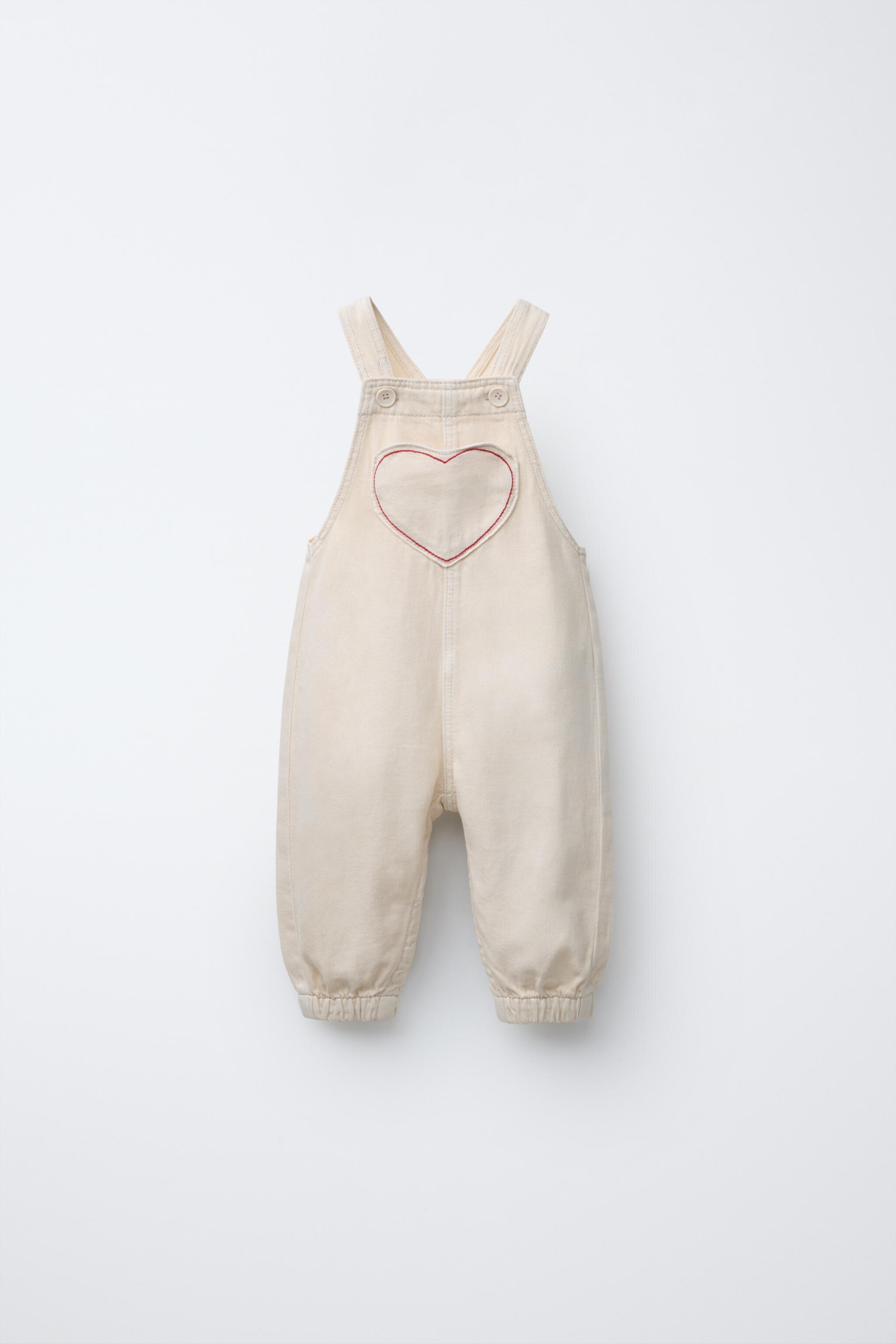 TWILL HEART OVERALLS Zara