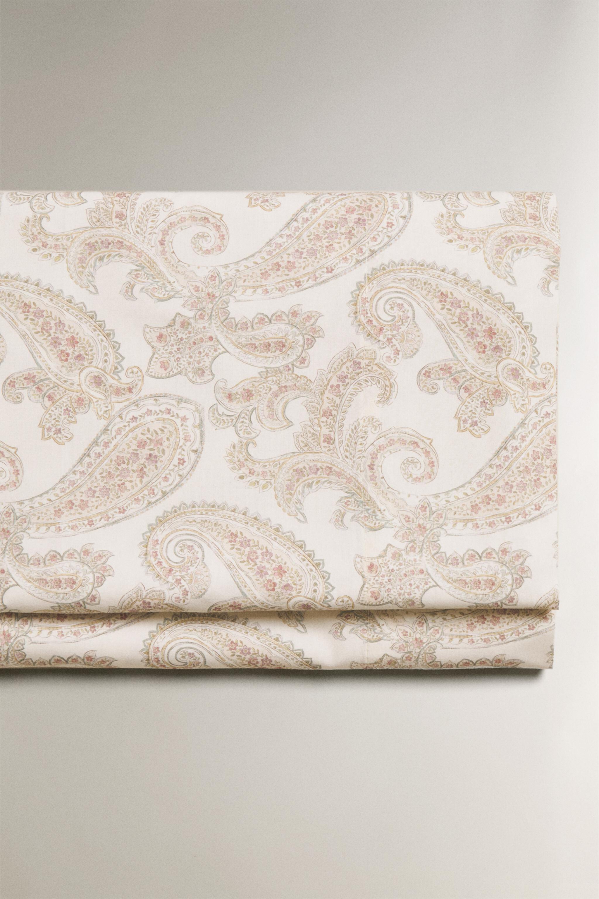 PAISLEY-PRINT FLAT SHEET Zara Home