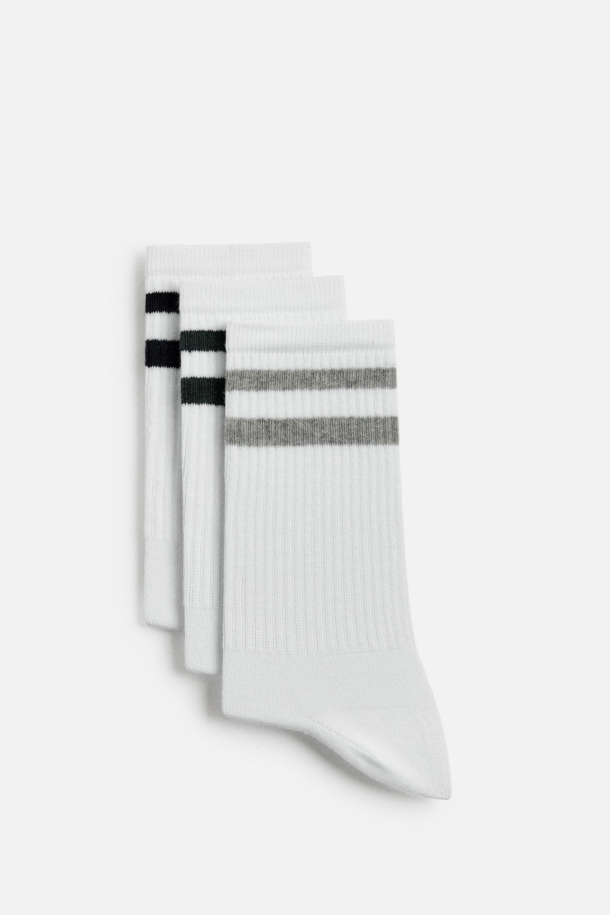 3-PACK OF STRIPED SOCKS Zara