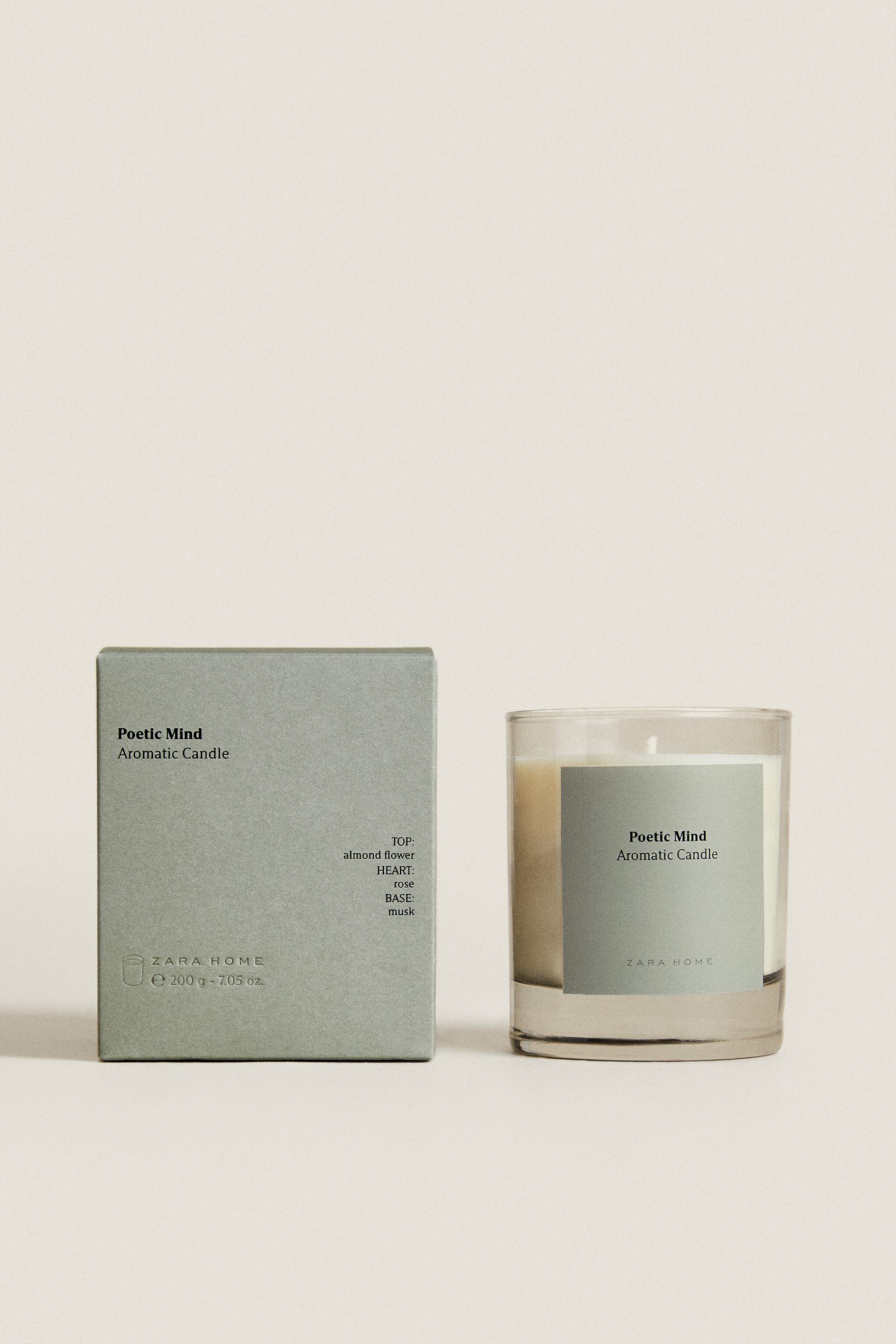 (200 G) POETIC MIND SCENTED CANDLE Zara Home