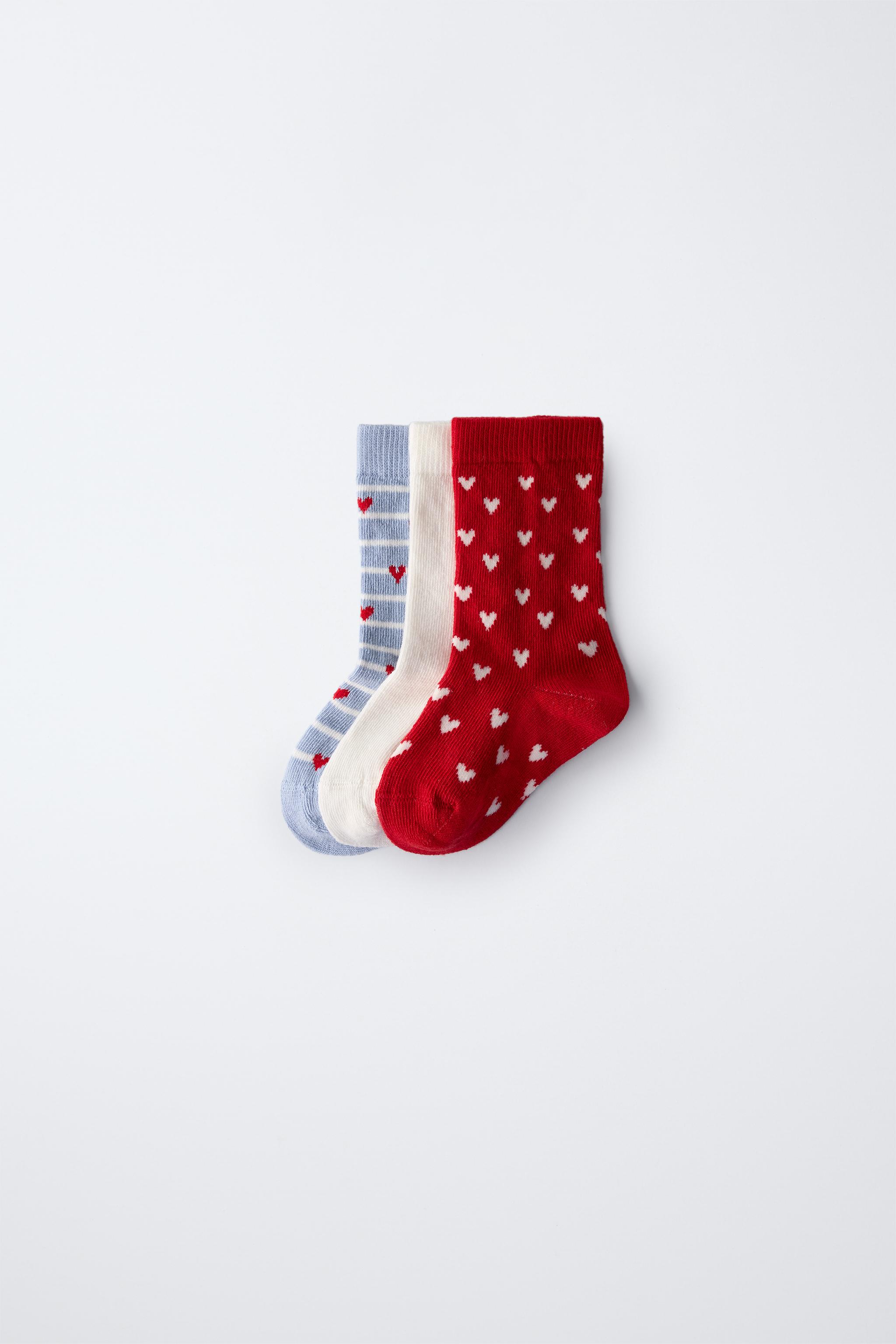 THREE PACK OF HEART SOCKS Zara