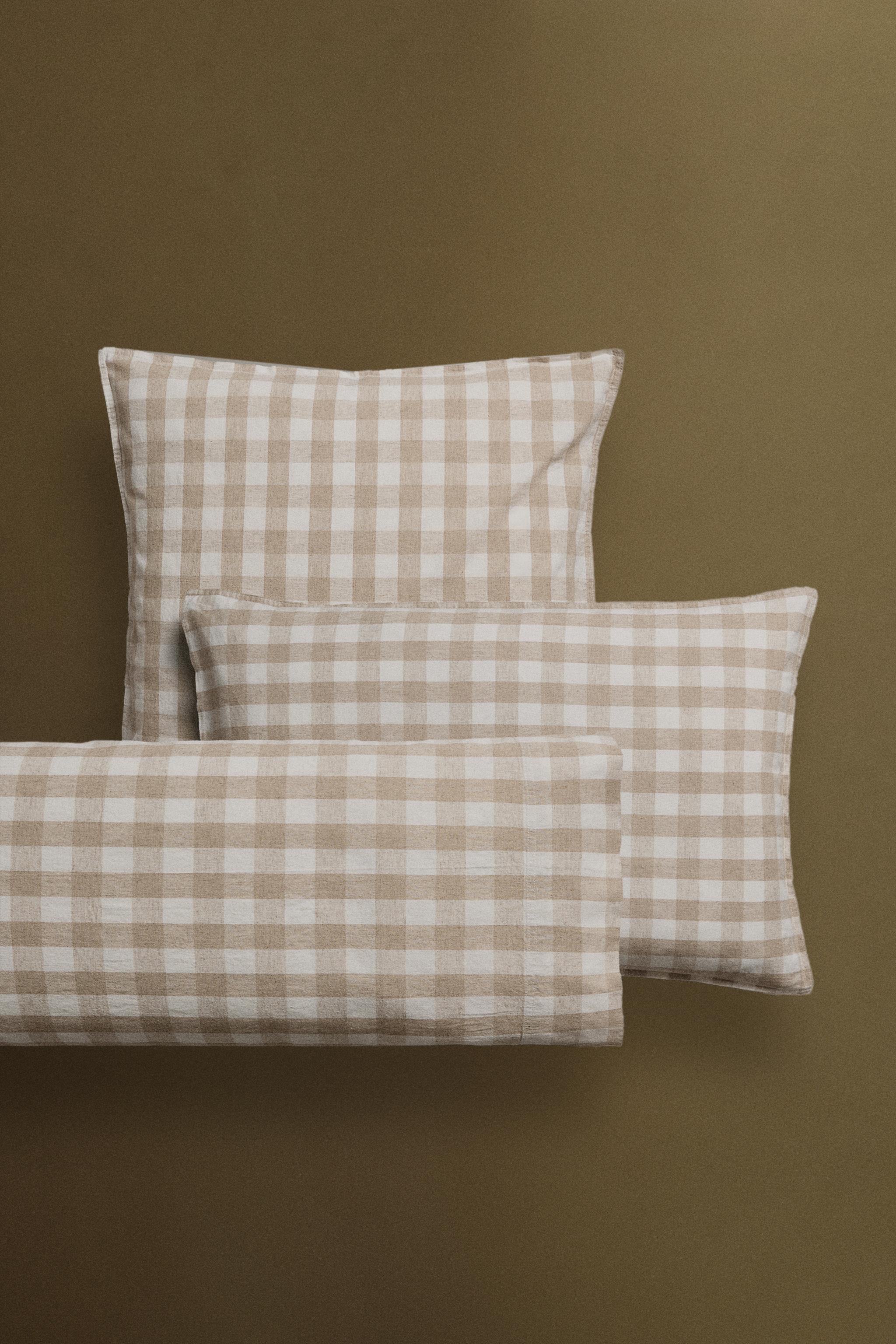 CHECK PILLOWCASE Zara Home