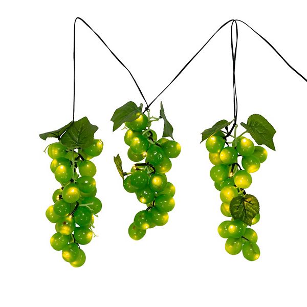 Kurt Adler LED Artificial Green Grape Wall Decor Kurt Adler