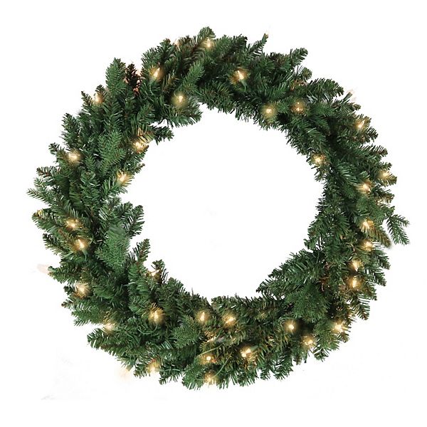 Kurt Adler 30-in. Light-Up Jackson Pine Artificial Christmas Wreath Kurt Adler