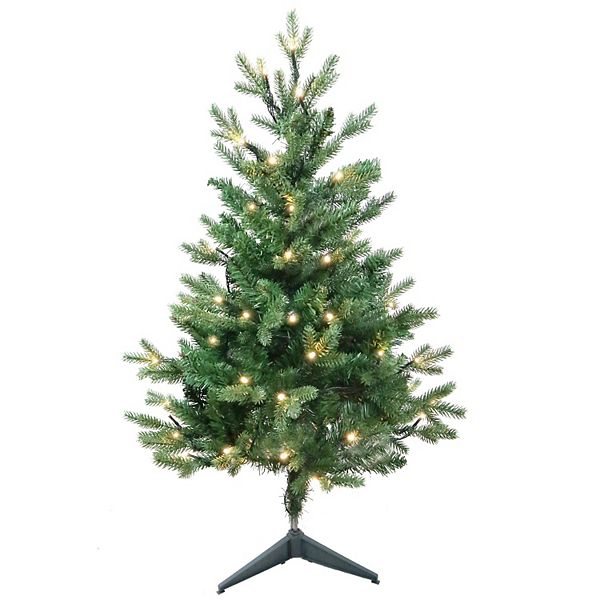 Kurt Adler 3-ft. Warm White LED Jackson Pine Artificial Christmas Tree Kurt Adler