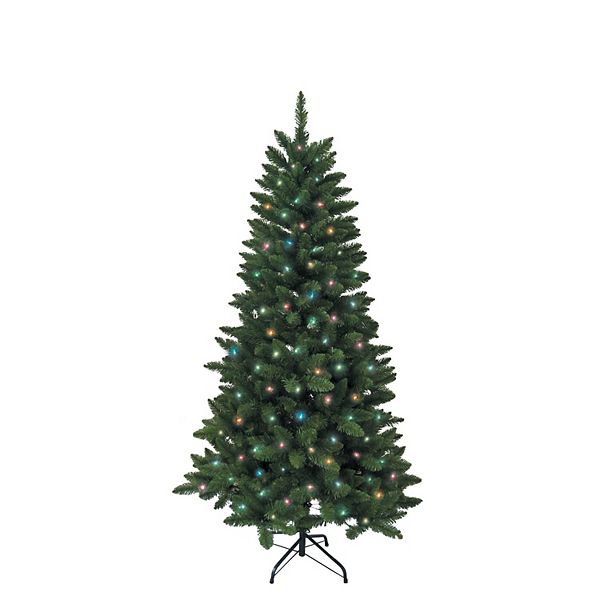 Kurt Adler 4.5-ft. Pre-Lit Multicolor Artificial Christmas Tree Kurt Adler