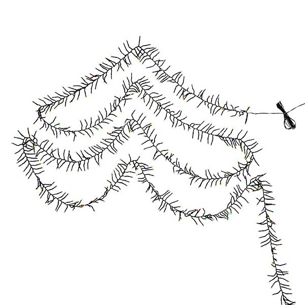 Многоцветные светодиодные рождественские огоньки с кластером из 3000 лампочек, для улицы и дома, длина провода 4,0 м Kurt Adler