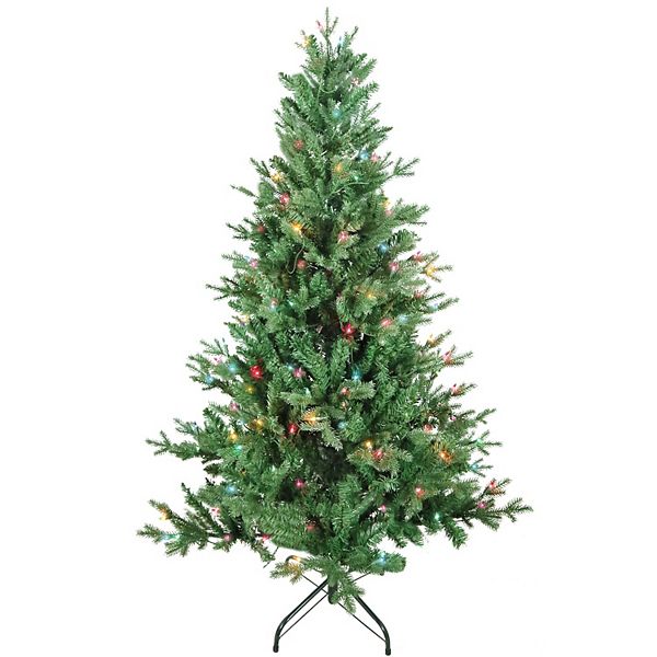 Kurt Adler 5-ft. Pre-Lit Multicolor Jackson Pine Artificial Christmas Tree Kurt Adler