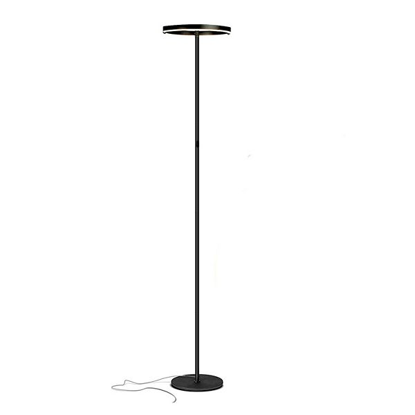 Brightech Halo Split LED Torchiere Bright Standing Floor Lamp, Jet Black Finish Brightech