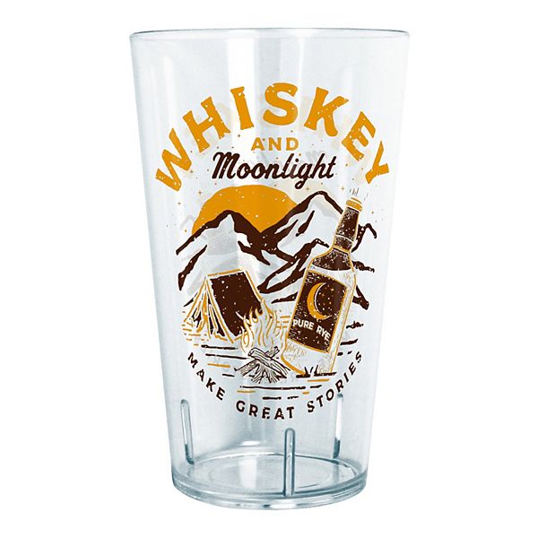 Стакан Whiskey And Moonlight из ударопрочного тритана, 15 см x 9 см, из высокопрочного пластика Unbranded