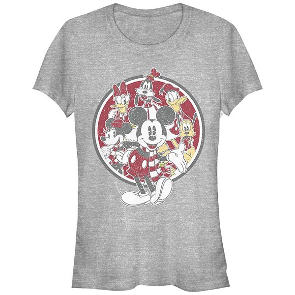 Disney's Mickey Mouse & Friends Juniors' Vintage Portrait Graphic Tee Disney