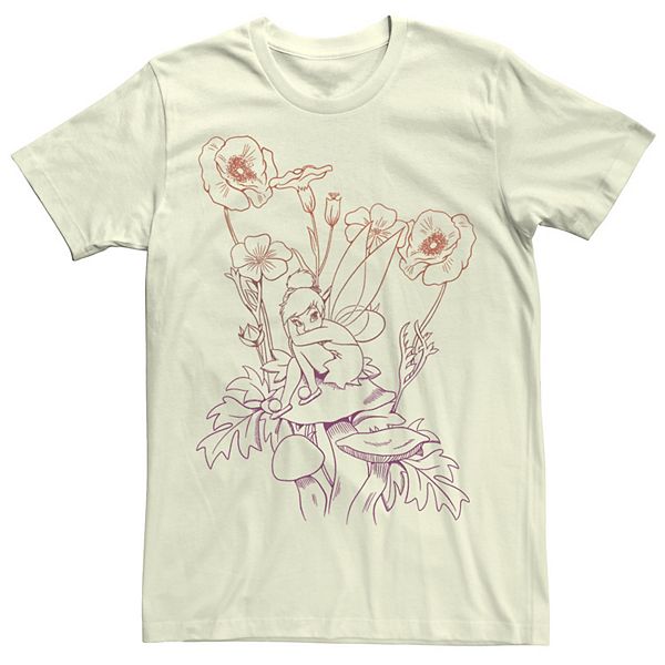 Disney's Tinkerbell Juniors' Fall Mushroom Tee Disney