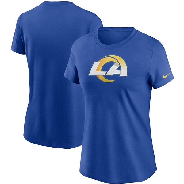 Women's Nike Royal Los Angeles Rams Logo Essential T-Shirt Nike