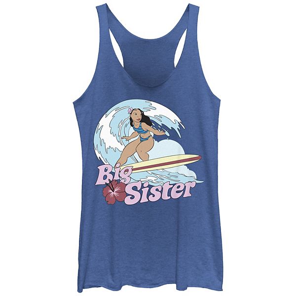 Disney's Lilo & Stitch Juniors' Nani Big Sister Racerback Graphic Tank Top Top Disney