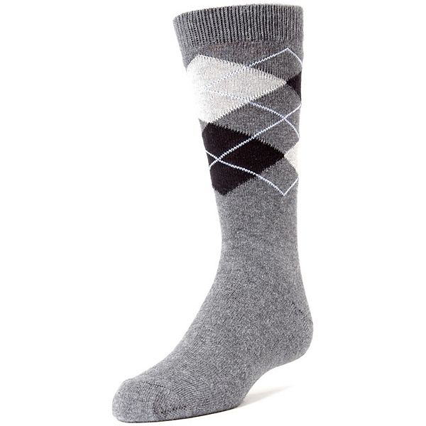 Prim and Preppy Boys Cotton Blend Argyle Socks Memoi