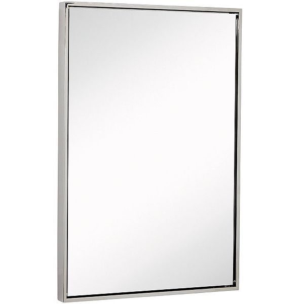 Wall Mounted Mirror for Bathroom Floating Frame Vanity Hangs Horizontal or Vertical Hamilton Hills